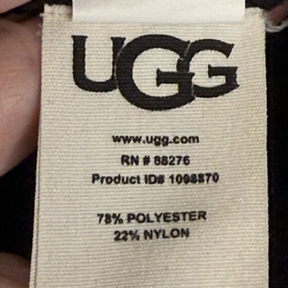 UGG Black Open Front Cozy Cardigan, 2X - Picture 8 of 8
